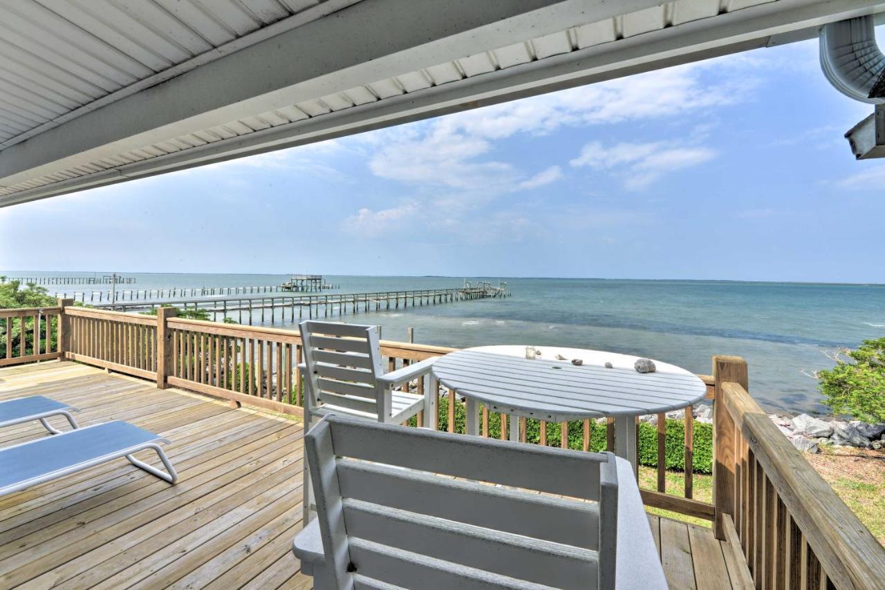 Waterfront Harkers Island Home Sunset View And Dock Dış mekan fotoğraf