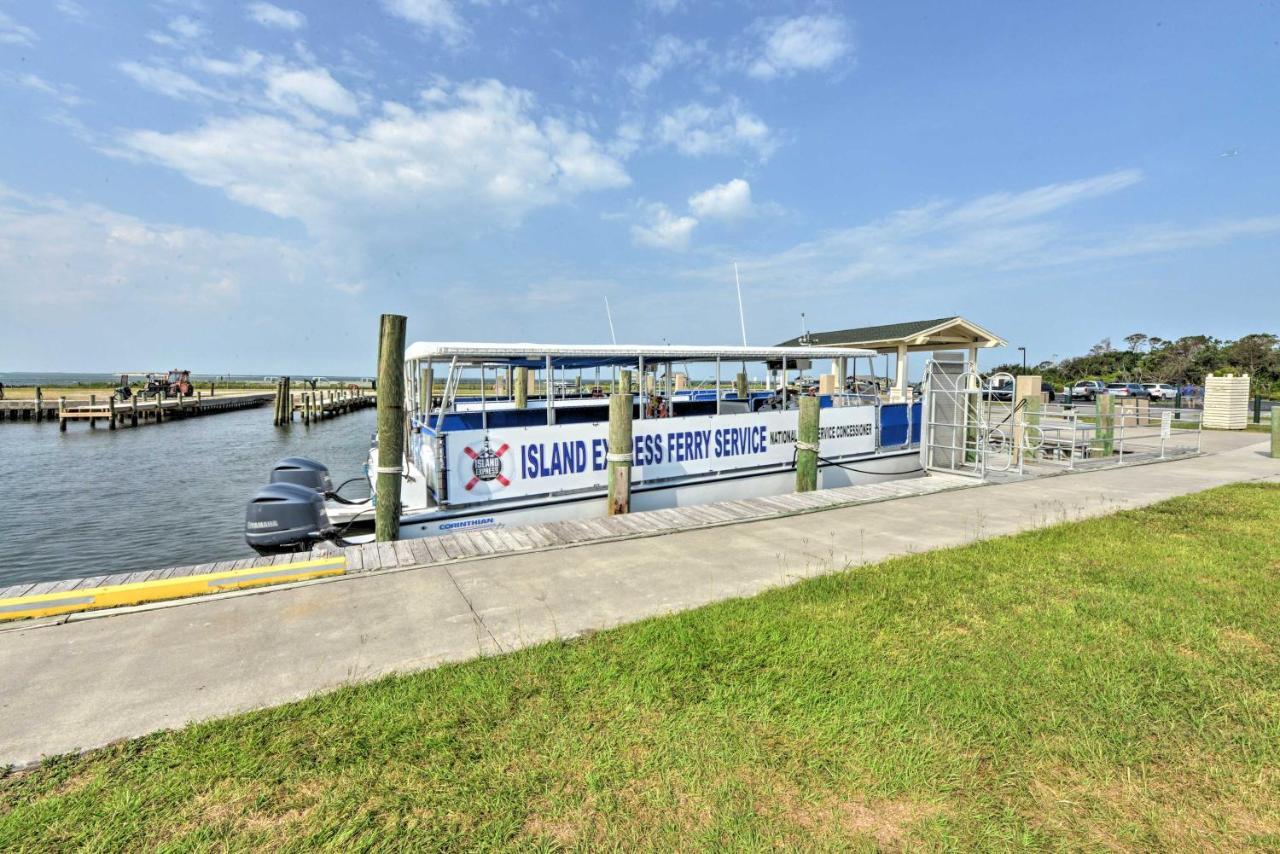 Waterfront Harkers Island Home Sunset View And Dock Dış mekan fotoğraf